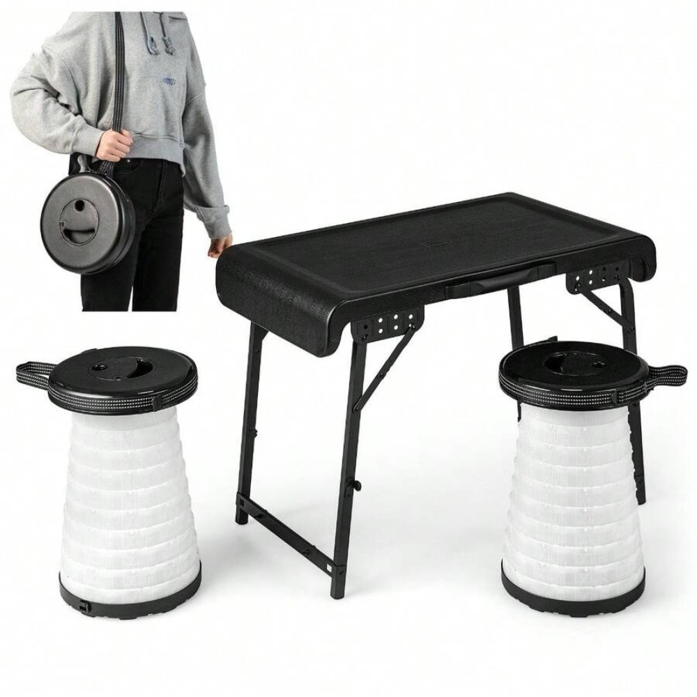 Juego de 3 piezas de mesa y ta - Outdoor Camping Gear reseña y precio
