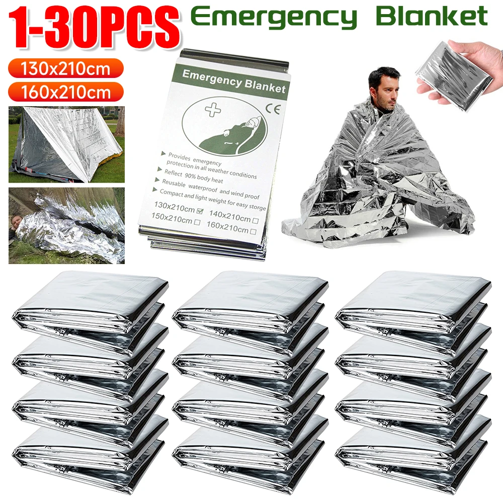 1-30 Uds manta de emergencia s - First Aid Kit Camping reseña y precio