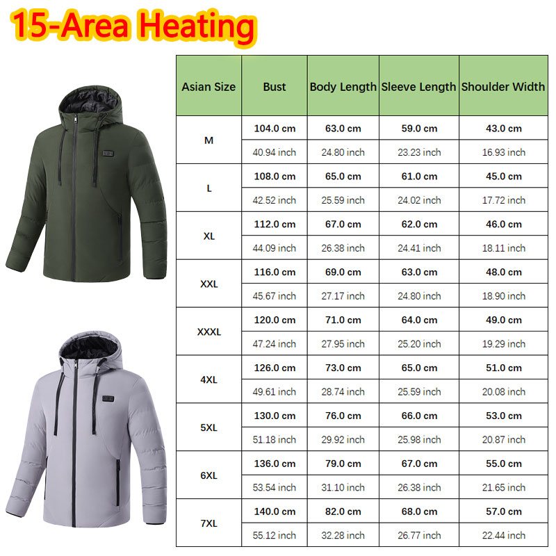 Huelora Chaqueta calefactable  - Outdoor Camping Jacket reseña y precio