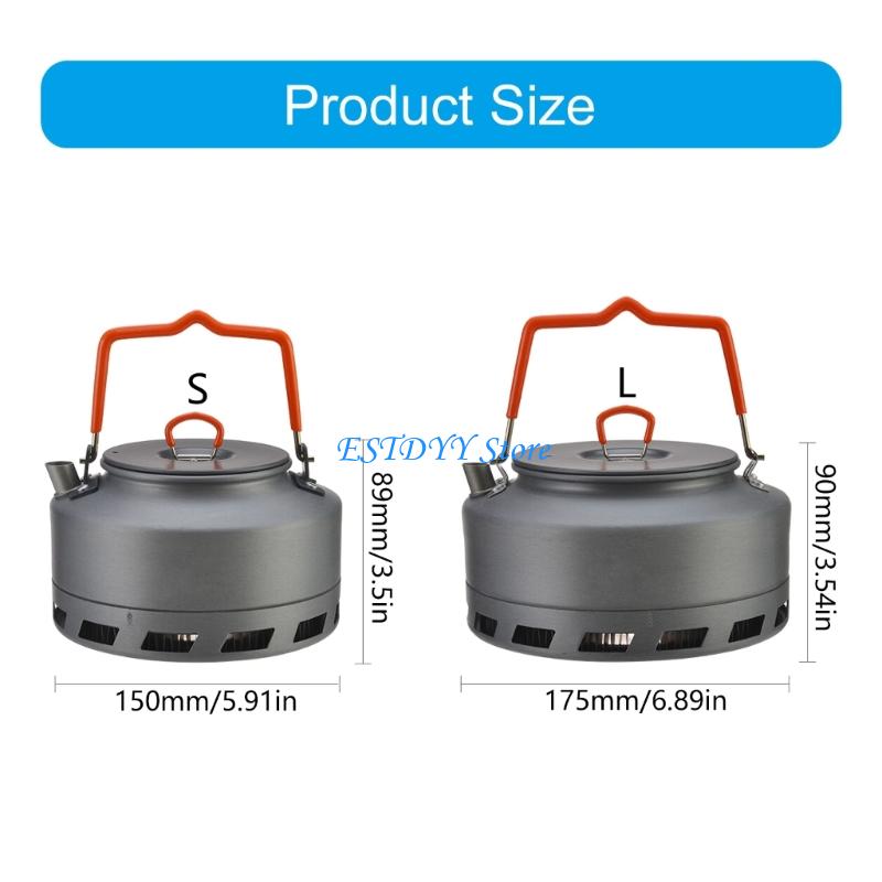 G6DE-cafetera portátil aleacio - Outdoor Camping Kettle reseña y precio